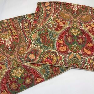 Pottery Barn Paisley Throw Pillows — Set of 2